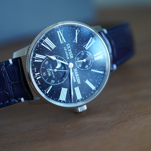 Fs: Ulysse Nardin MARINE TORPILLEUR MOONPHASE AVENTURINE LE