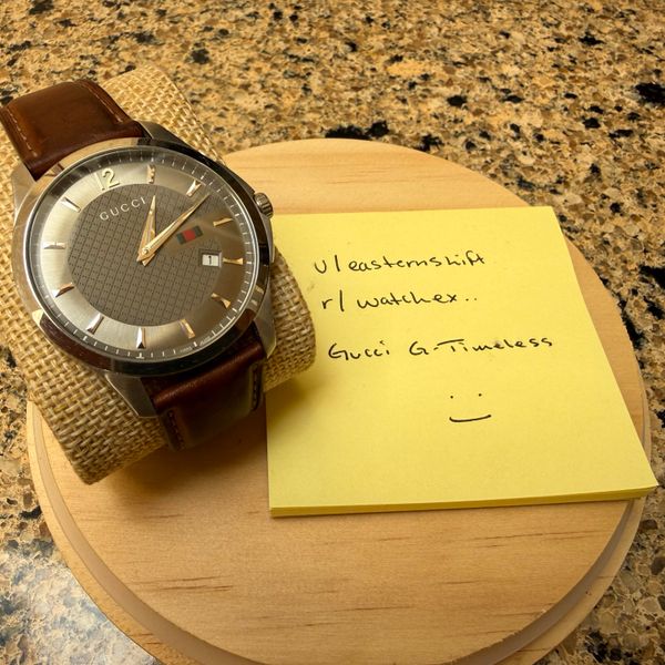 [WTS] Gucci G-Timeless Quartz 40mm, $250