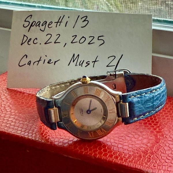 [WTS] Cartier Must de Cartier 21 Ref. 1340 — $640 shipped