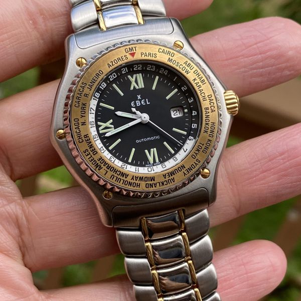 [WTS] Ebel Voyager World Timer. Steel + Solid Gold.