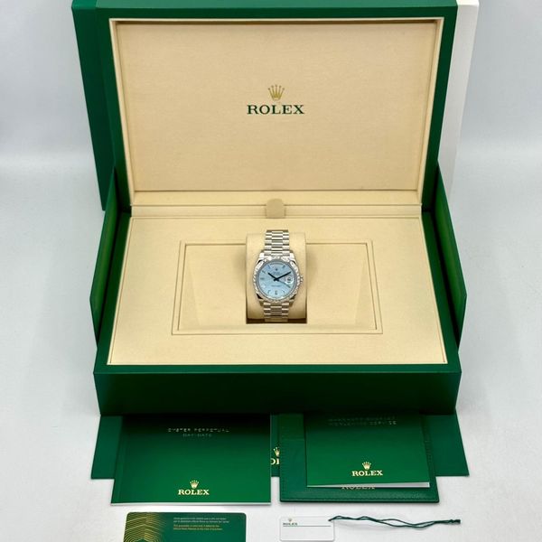 [WTS] NEW 2025 Rolex Day-Date 40mm 228396TBR Ice Blue Diamo…