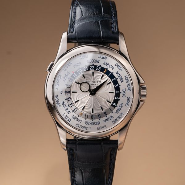 FS: FS: Patek Philippe 18K WG World Time 5130G Silver Dial