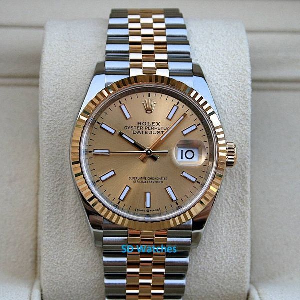 FS: Rolex 126233 Datejust 18K/SS Champagne Dial Jubilee