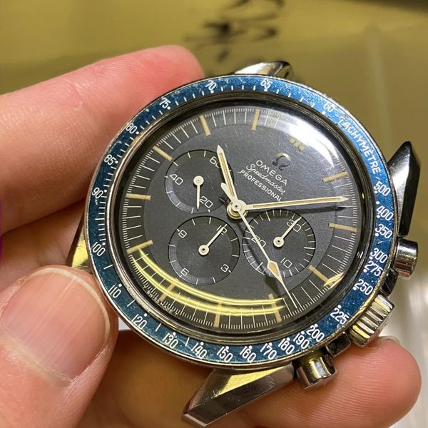 Omega Speedmaster 105.012 105.012-64 with Blue Ghost Bezel