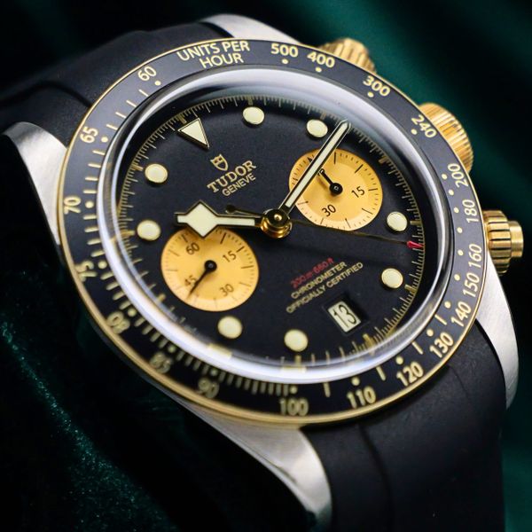 FSOT: Tudor Black Bay Chrono Black Dial Champagne Subdials …