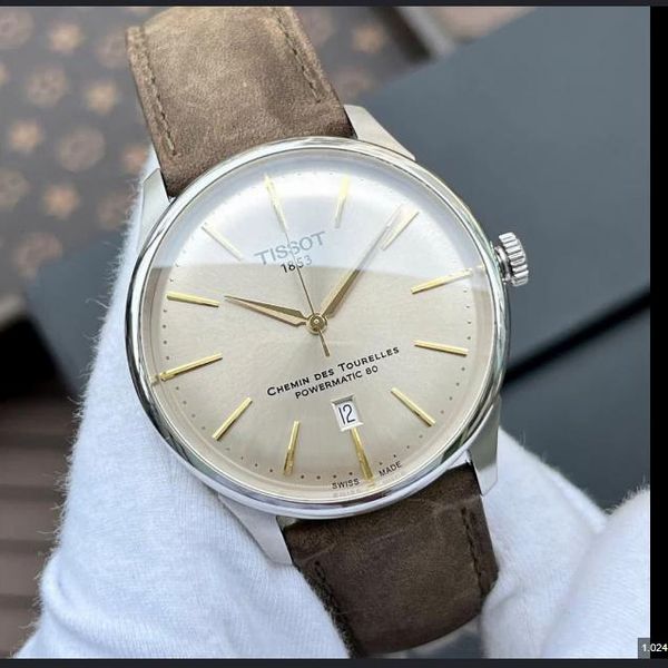 Tissot Men's Chemin des Tourelles 42mm Automatic Watch T139…
