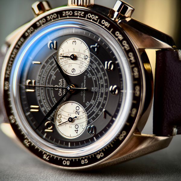 [WTS] Omega Speedmaster Chronoscope Bronze Gold, Full Set