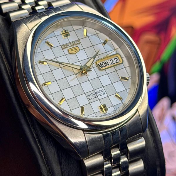 [Wts] Rare Seiko 5 Automatic Chessboard Dial - Exhibition b…