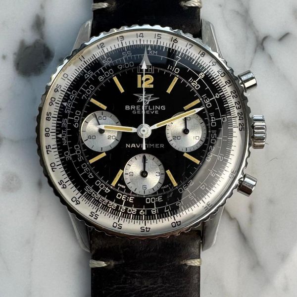 [WTS] Breitling Navitimer 806 Vintage Steel Yellow Patina 1…