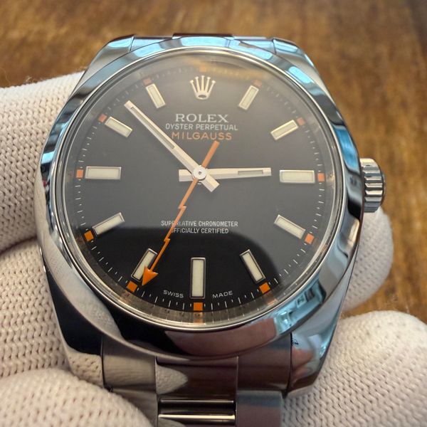 [WTS] Rolex Milgauss Ref. 116400 – Black Dial – Watch Only …