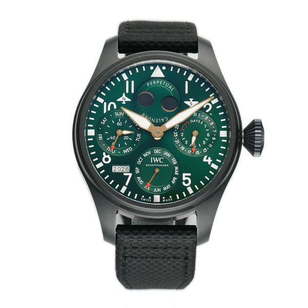 IWC Big Pilot 46mm Perpetual Calendar Racing Green IW503005…