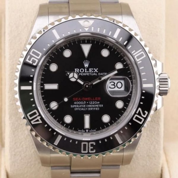 FS: Rolex Sea-Dweller 126600 Silver Oyster Bracelet with Bl…