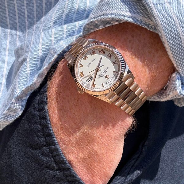 [WTS] 2022 Rolex Day-Date 36 President 18K Everose Gold Whi…