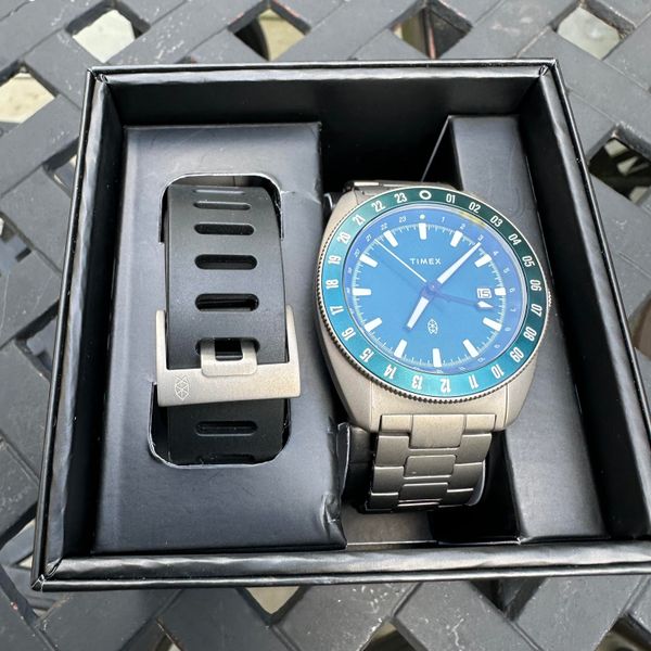 [WTS] Timex X James Titanium GMT automatic traveler GMT wat…