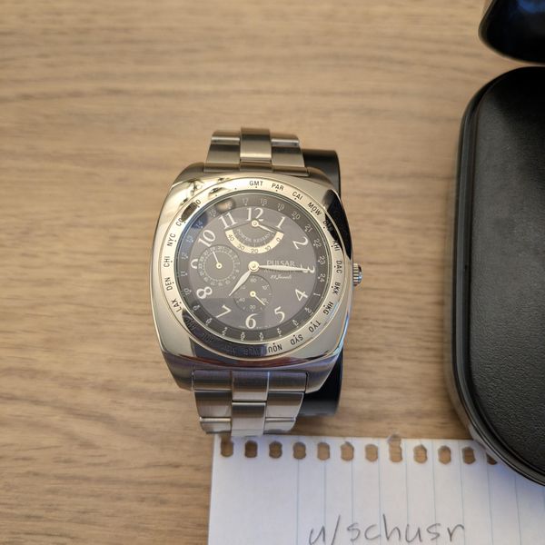 [WTS] Pulsar PK5001X1 World Time - $199