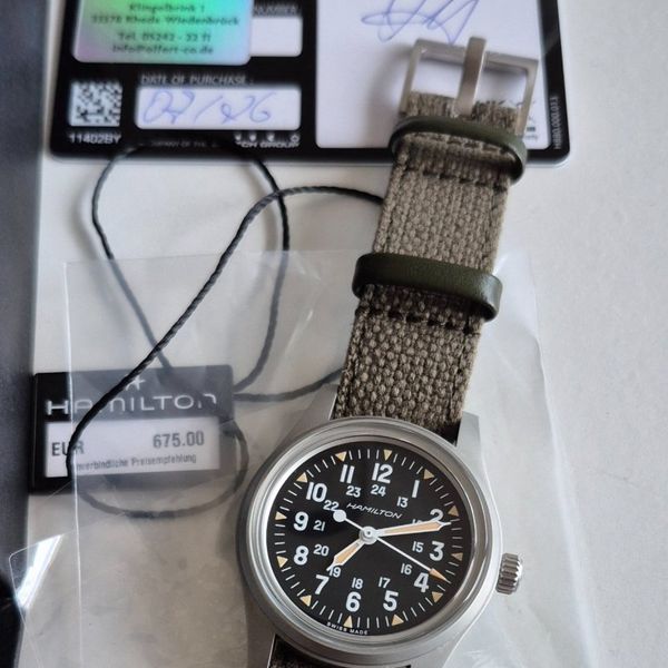 Hamilton Khaki Field Mechanical A250 36mm