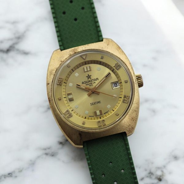 [WTS] NOS 1970s Aquastar Seatime (Ref. 1000)