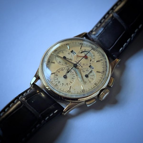 [WTS] [Reduced] 1948 Universal Genève Tri-Compax Moonphase …