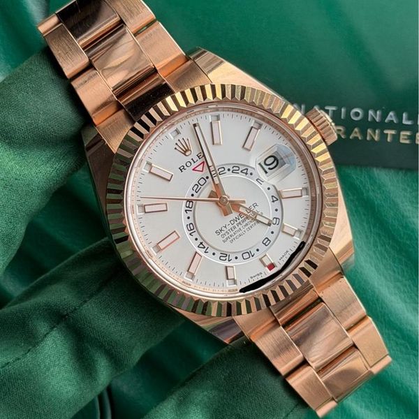 FSOT: 2023 Rolex Sky Dweller Rose Gold White Dial 326935