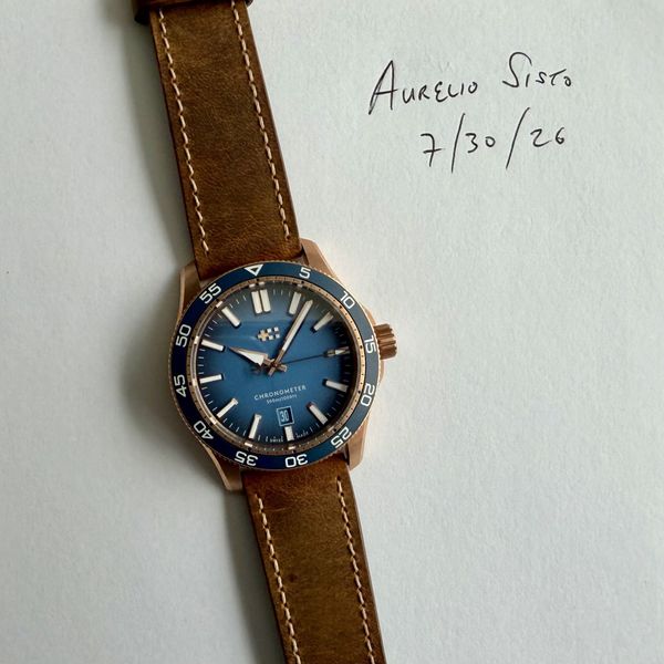 FS: LNIB CW C60 Trident 300 Bronze (42mm, blue dial)
