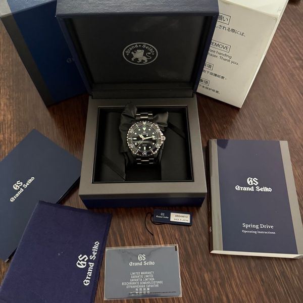[WTS] [AUS] Grand Seiko Sport Men's Black Watch Spring driv…