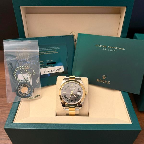 [WTS] Rolex Datejust 41 Wimbledon 126303 (2025) | Box, Card…