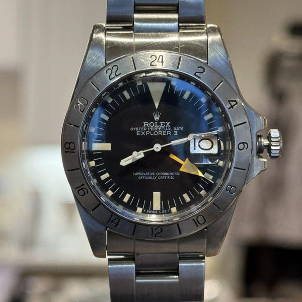 Rolex Explorer II 1655 Mk with service pouch
