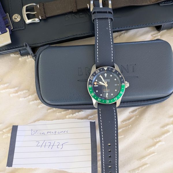 [WTS] Bremont S302 GMT - Blue/Green w/ Bracelet and Leather