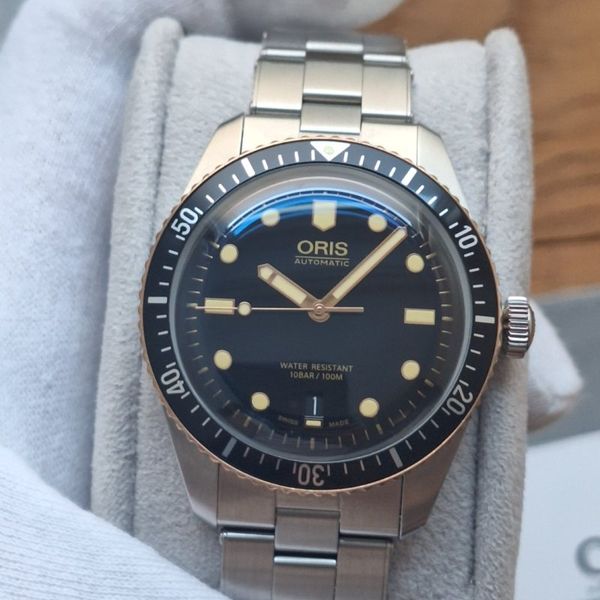 Oris Divers Sixty-Five 40 (Edelstahl / Bronze), Neuwertig, …