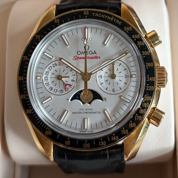 [WTS] Omega Speedmaster Moonphase 18kt Yellow gold 304.63.4…