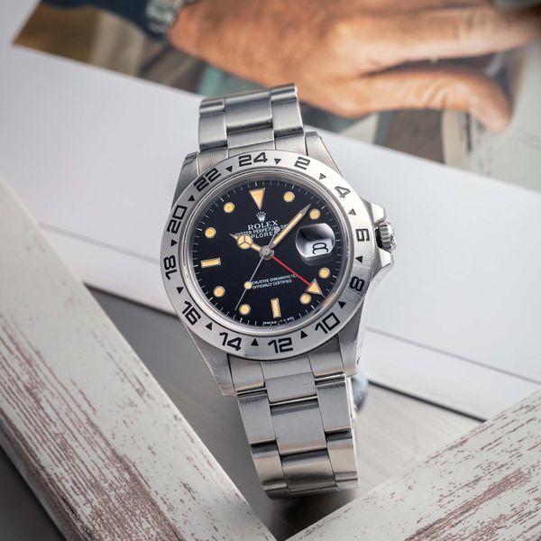 FS: Rolex Explorer II Black First Generation Square Font 19…