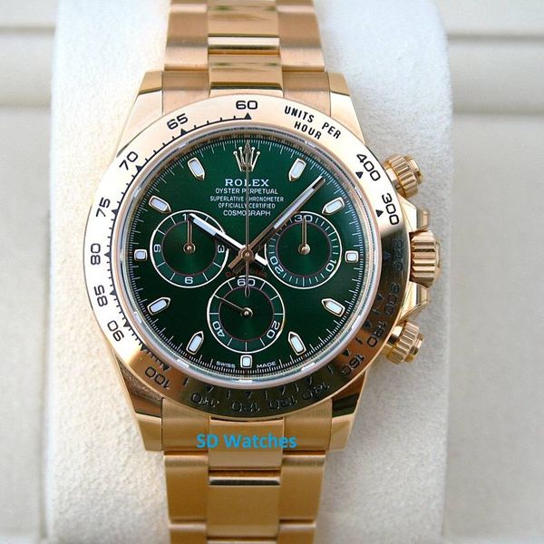 FS: ROLEX 116508 DAYTONA WATCH 18K GOLD JOHN MAYER GREEN DI…