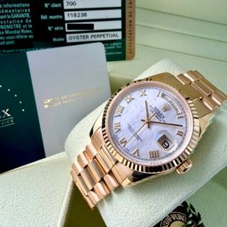 Rolex President 18k Yellow Gold 118238 - Mother Pearl Dial …