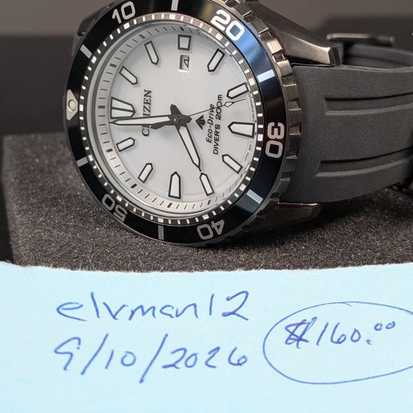 [WTS] Citizen Promaster MARINE BN0197-08A Eco-Drive White D…