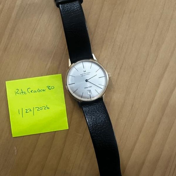 [WTS] Hamilton American Classic Silver Men's Watch with Bla…