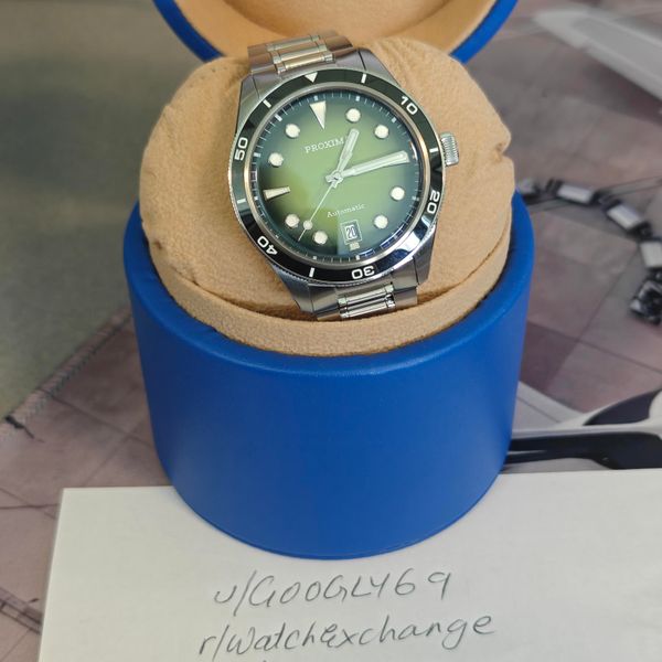 [WTS] Proxima PX1697-1A1B (Green Dial / PT5000) – Unworn Fu…
