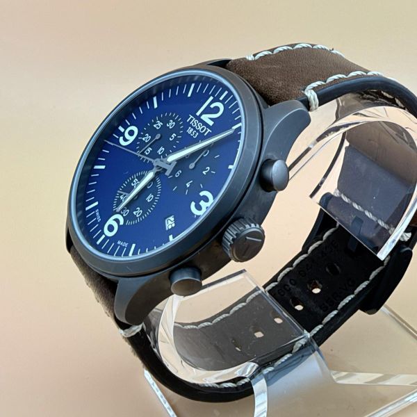 Tissot T-Sport Chrono XL T16617A Blue Dial Black Case Swiss…