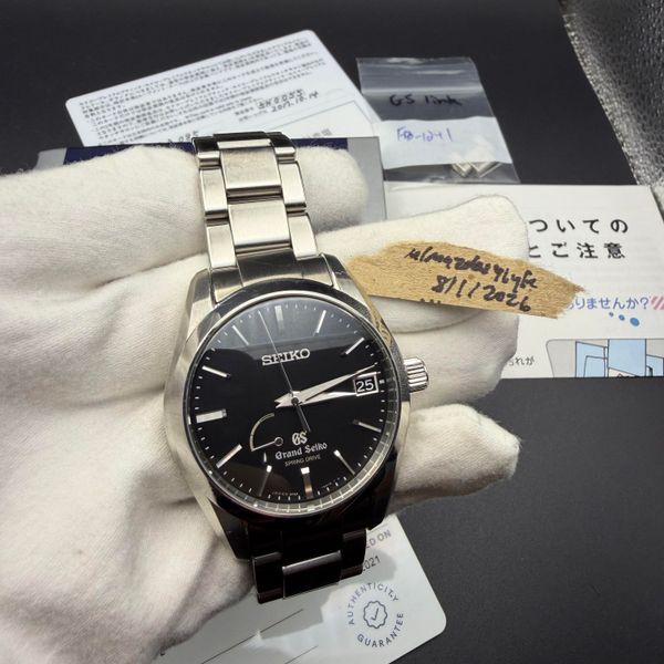 [WTS/WTT] [repost] Grand Seiko SBGA085 Black Double Signed …