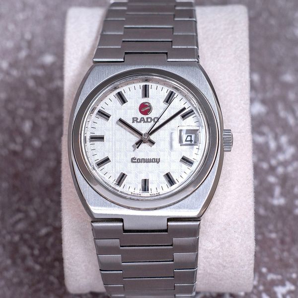 FS: Rado Conway White Dial Vintage $299 Shipped (SERVICED)