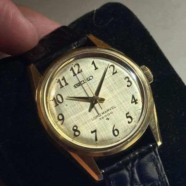 [WTS] Seiko Lord Marvel Gold Linen Dial | Serviced | Sept 1…