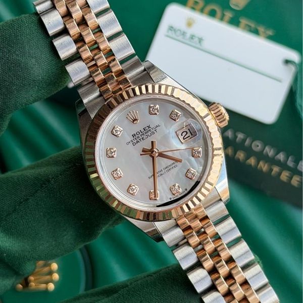 FSOT: 2022 Rolex Datejust 28 Mother of Pearl Dial Jubilee 2…