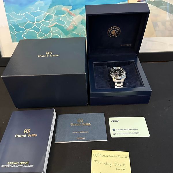 [WTS] Grand Seiko Sport GMT 44MM Black Dial Steel Bracelet …