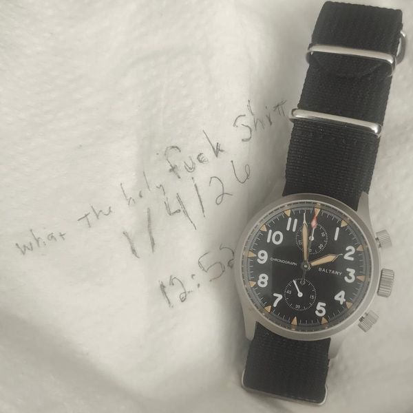 [WTS] Baltany Military Quartz Chronograph (Model S5033) USA…
