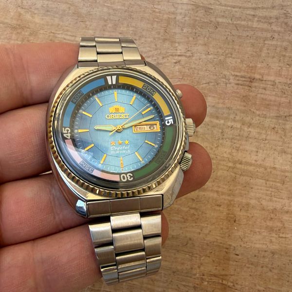 [WTS] Vintage Orient Crystal 21 Jewels Automatic Diver Rain…