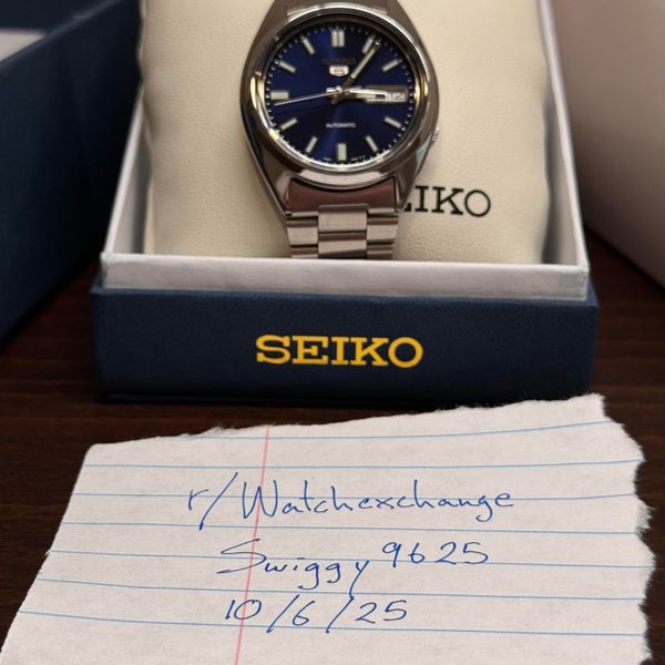 [WTS] Seiko SNXS77 Blue Dial