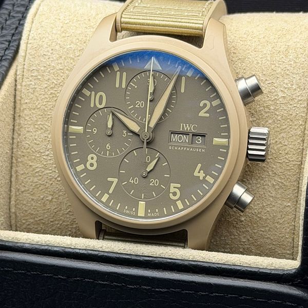FS: IW389402 IWC Pilot's Chronograph "Mojave" COMPLETE SET