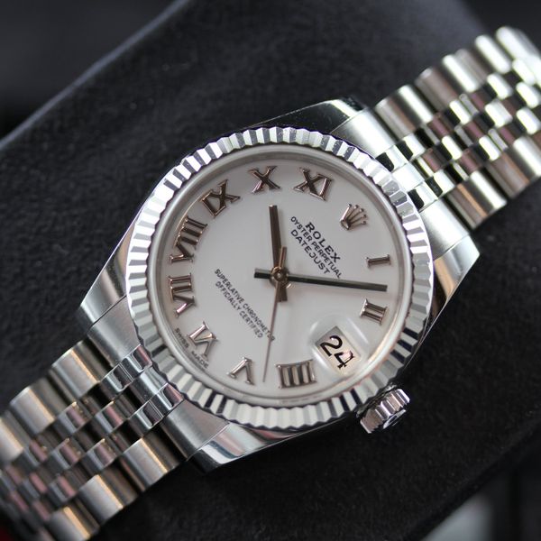 FSOT: Rolex Datejust 31 - White Roman Dial - 178274 - Compl…