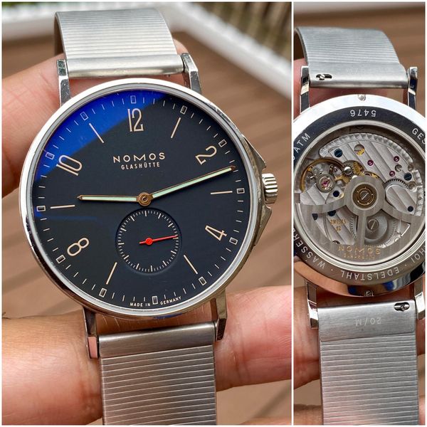 [WTS] Nomos Ahoi Atlantik. Box, Manual. Automatic..