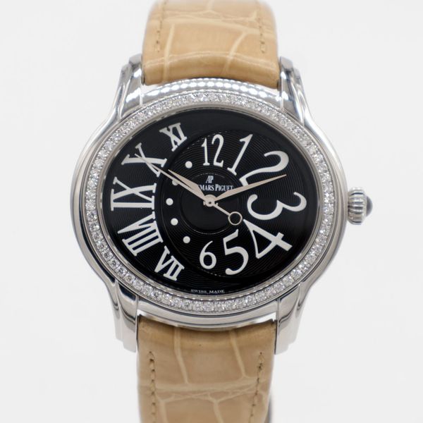 FS: Audemars Piguet Millenary Ladies Black Steel Diamonds 3…