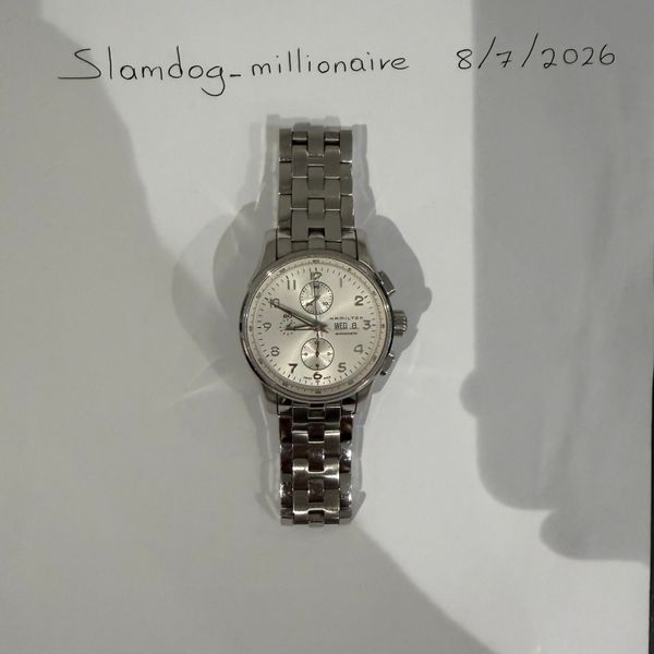 [WTS] Hamilton Jazzmaster Auto Chrono H327160 – Silver Dial…